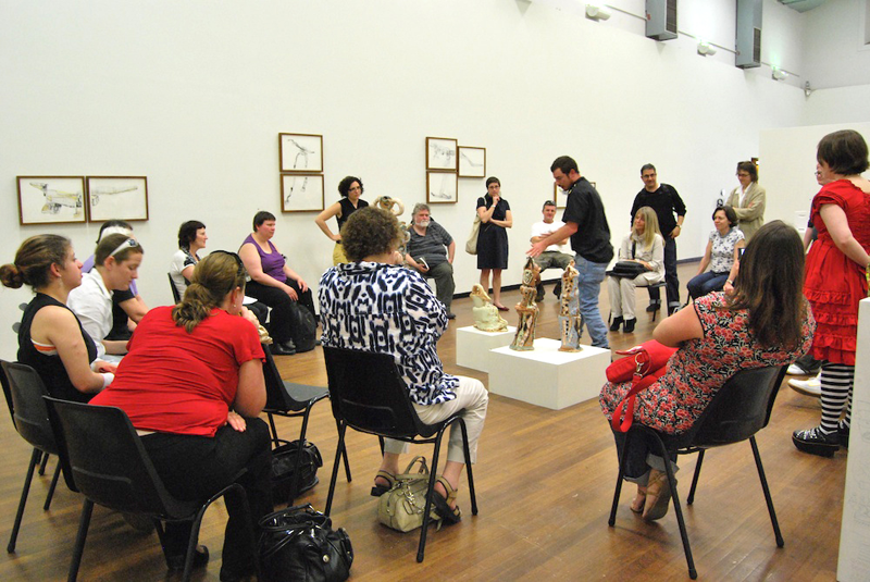 Kevin Meagher artist talk at Framing Gravity